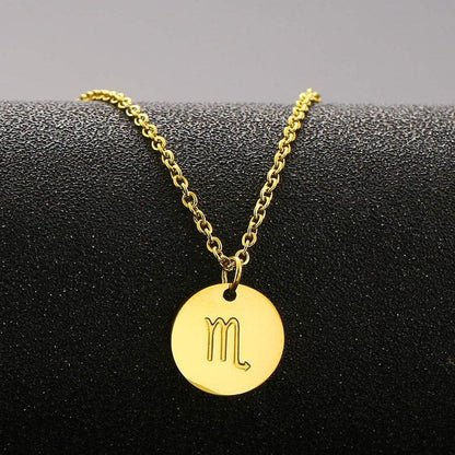 Sternzeichen Kette Gold Skorpion Damen Geburtstagsgeschenk