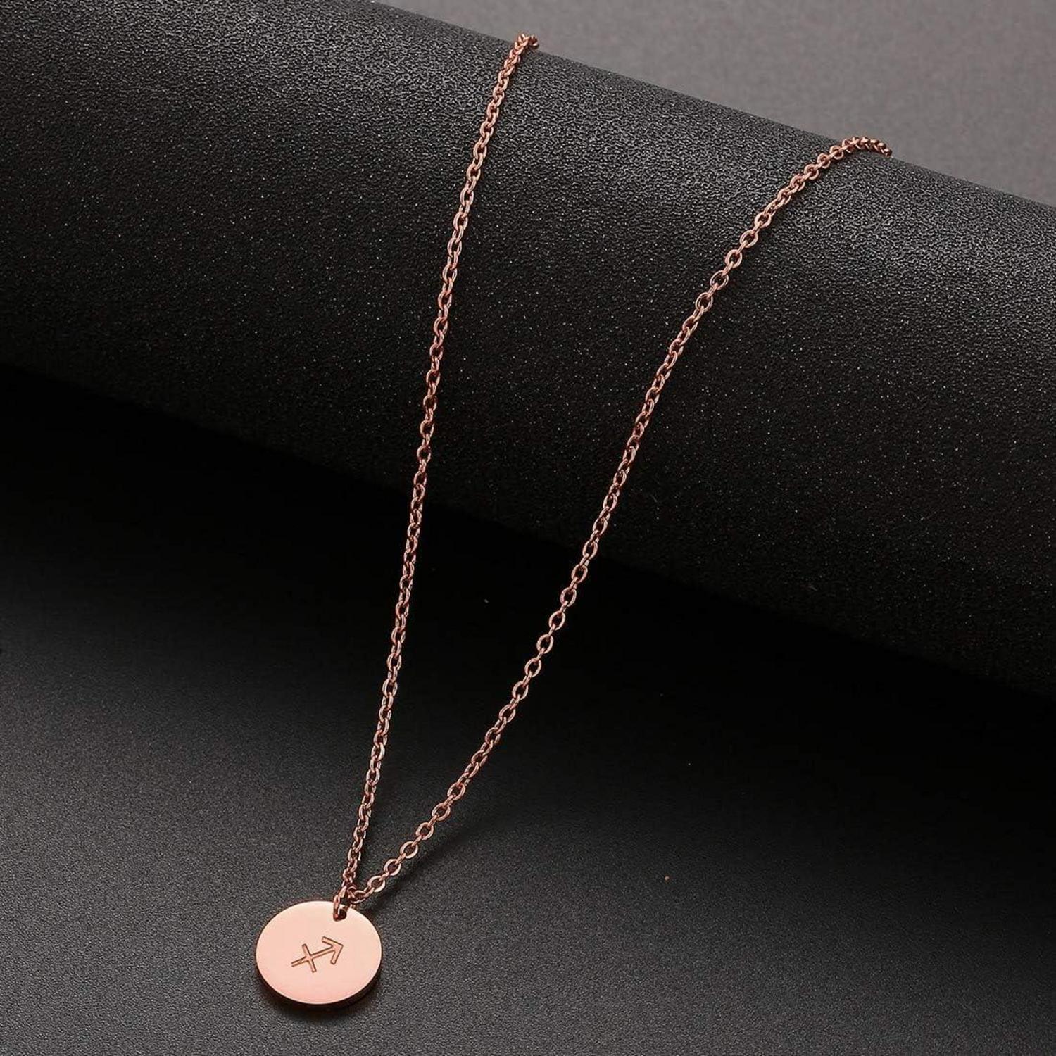 AFSTALR Sternzeichen Kette Gold Schütze Geburtstagsgeschenk