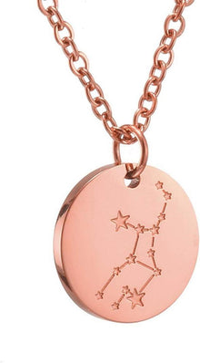 Sternzeichen Kette Gold für Damen Astrologie Horoskop Mutter