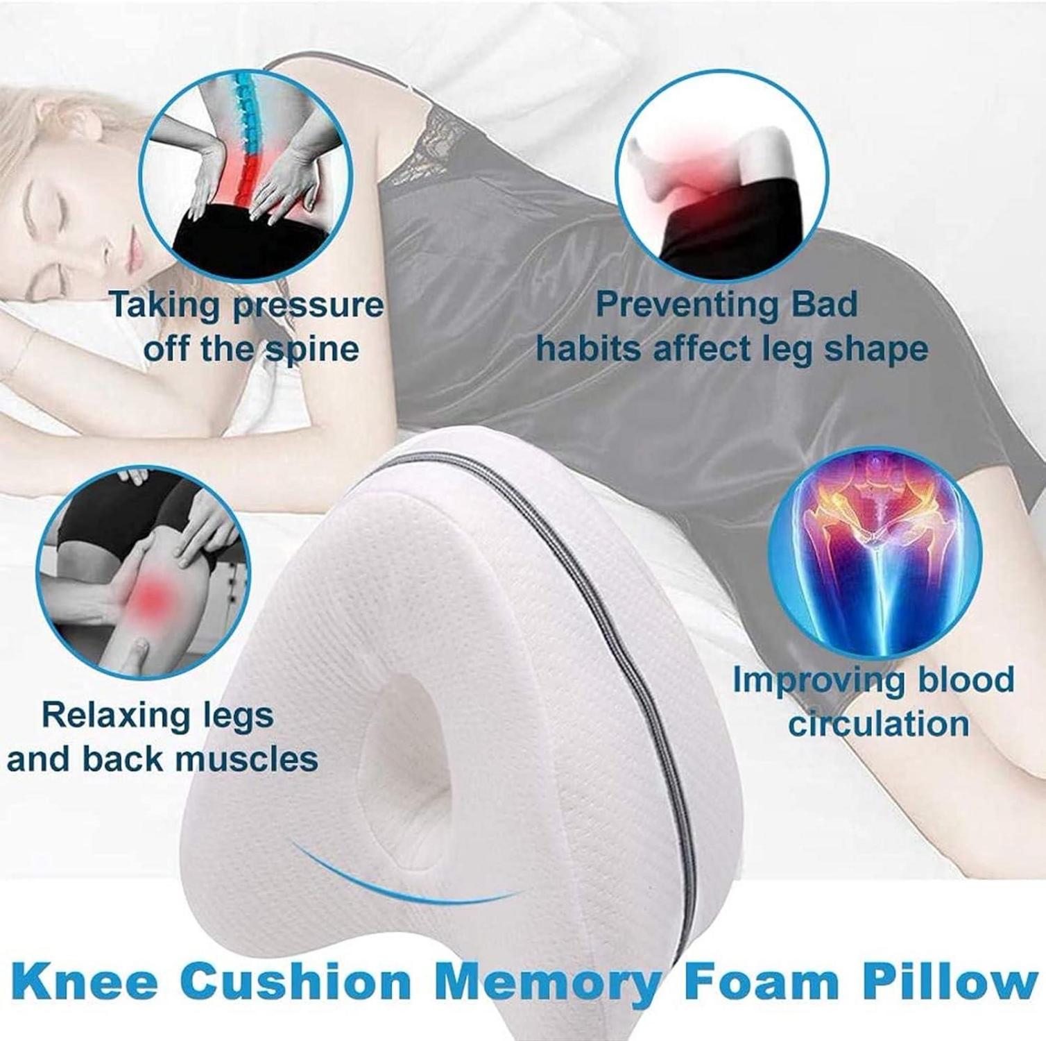 Orthopädisches Kniekissen für Seitenschläfer - Memory Foam
