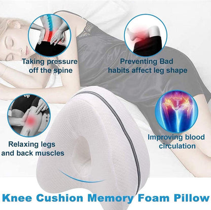 Orthopädisches Kniekissen für Seitenschläfer - Memory Foam