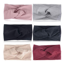 6er Set bunte elastische Haarbänder aus Samt