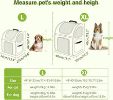 Katzenrucksack 8kg, Erweiterbar Faltbar, Anti-offener