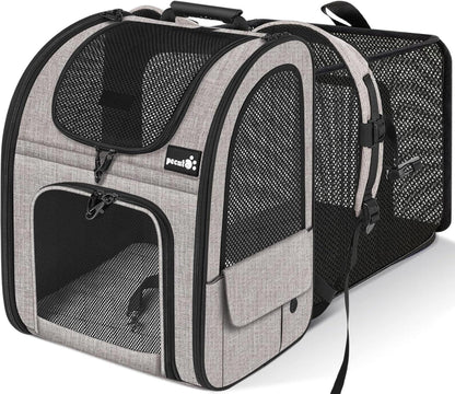 Hunderucksack Erweiterbar Faltbar Katzenrucksack Große Katzen mit