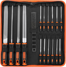 Feilen Set 18 tlg. Metall Holz Aufbewahrungstasche Premium Qualität