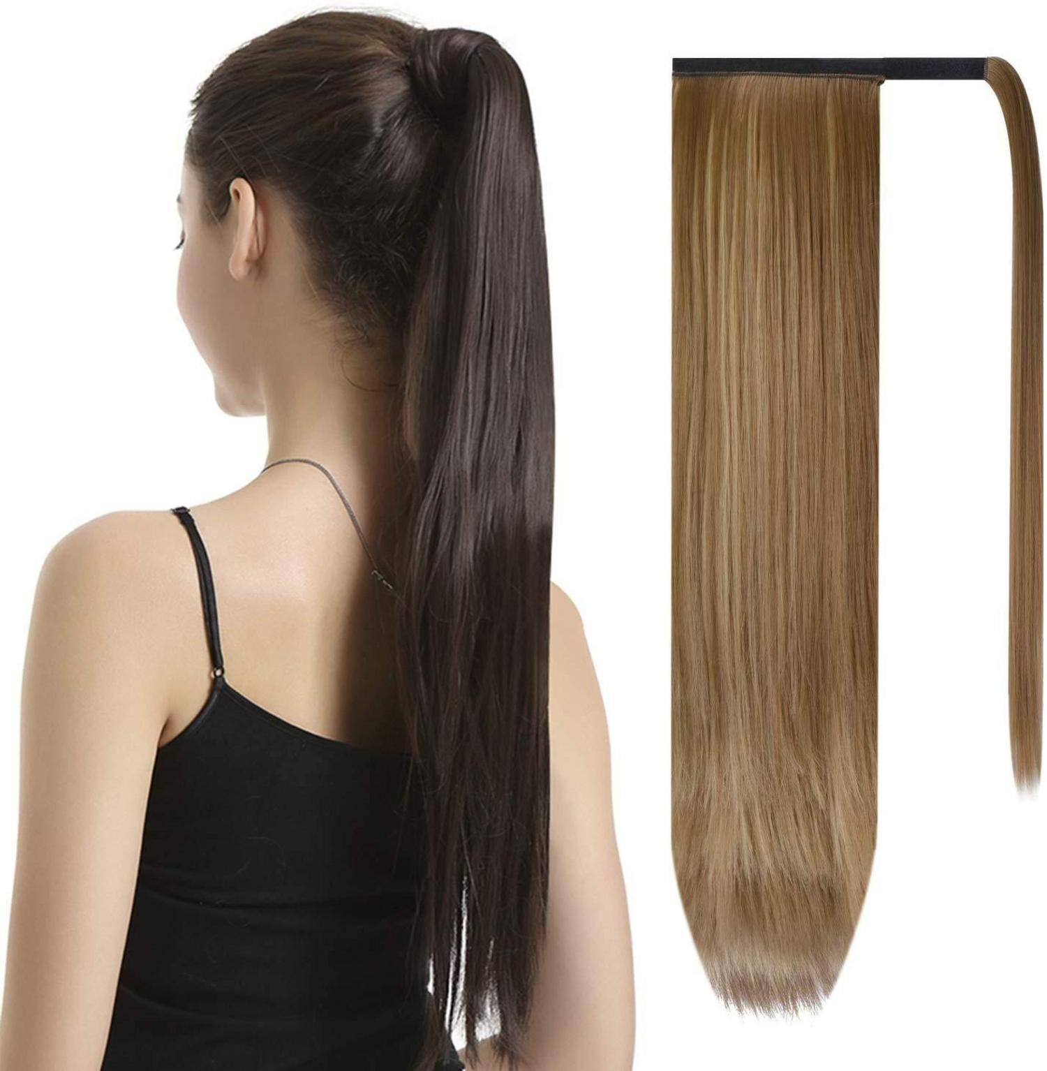 Synthetischer Pferdeschwanz-Verlängerung Zopf 70 cm weich Haarteil