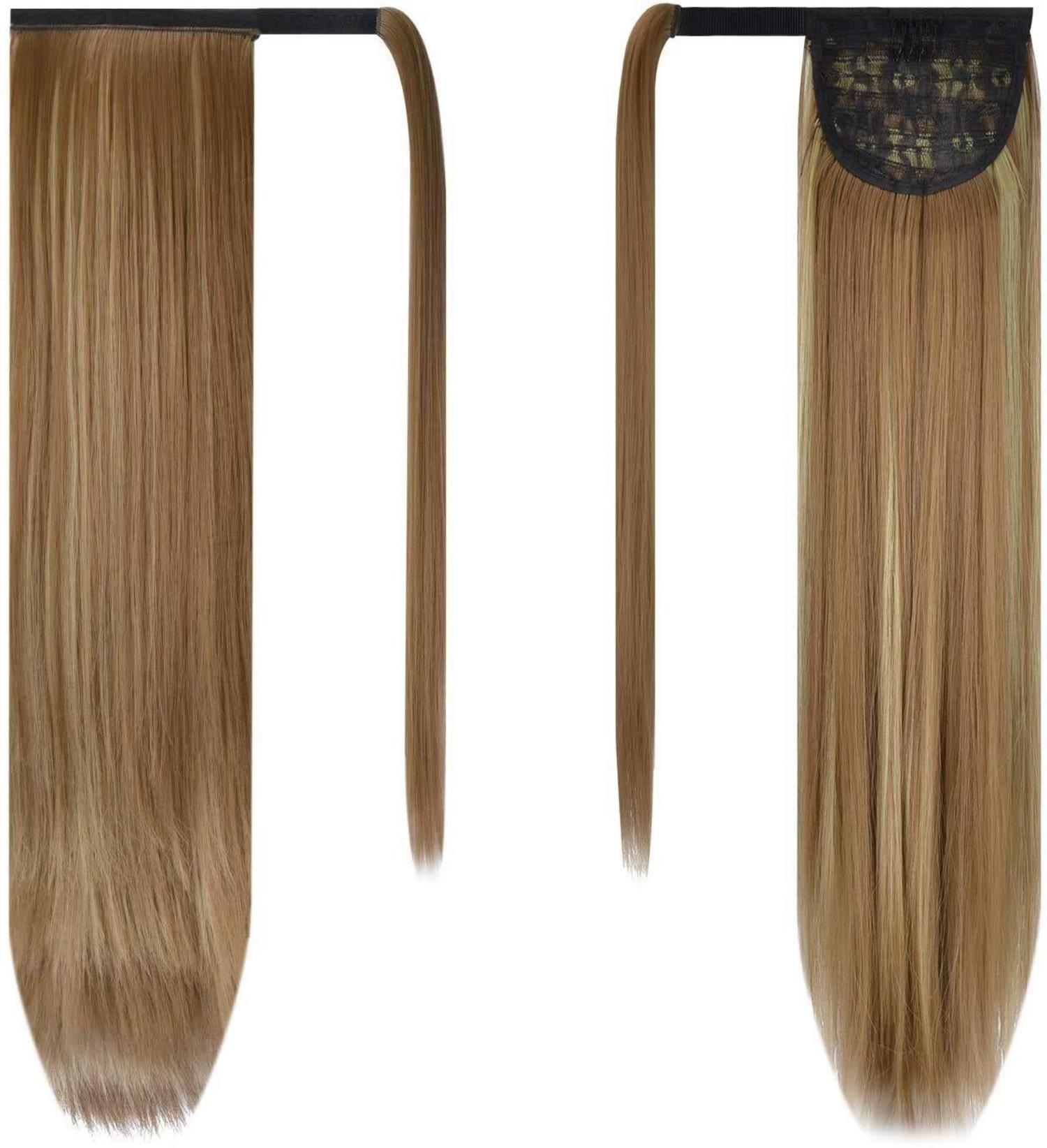 BARSDAR 70cm lange glatte Pferdeschwanzverlängerung