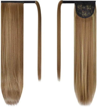BARSDAR 70cm lange glatte Pferdeschwanzverlängerung