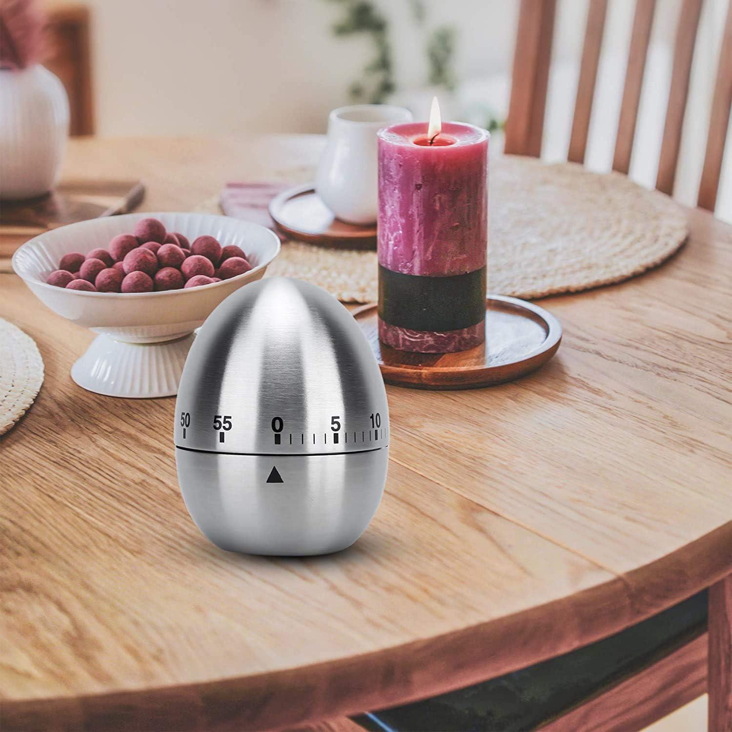 Edelstahl Eieruhr mechanisch lustig rostfrei Küchentimer 60 Minuten