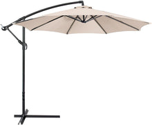 Sonnenschirm 300cm Ampelschirm 8 Rippen Garten Terrasse