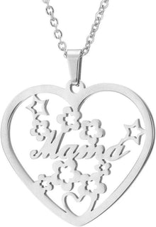 Mama Kette mit Lebensbaum Anhänger Muttertag Halskette Gold/Silber