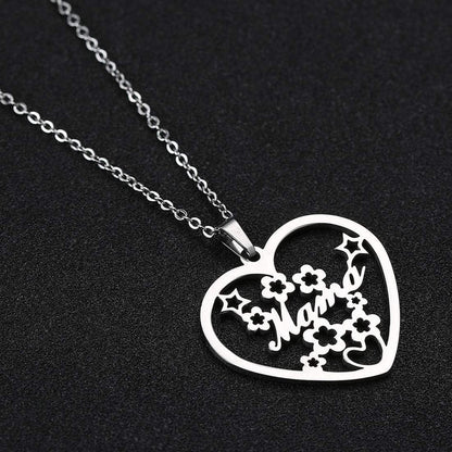 Mama Kette mit Lebensbaum Anhänger Muttertag Halskette Gold/Silber