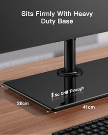 ErGear Monitor Halterung 2 Monitore 13-32 Zoll VESA 75/100mm
