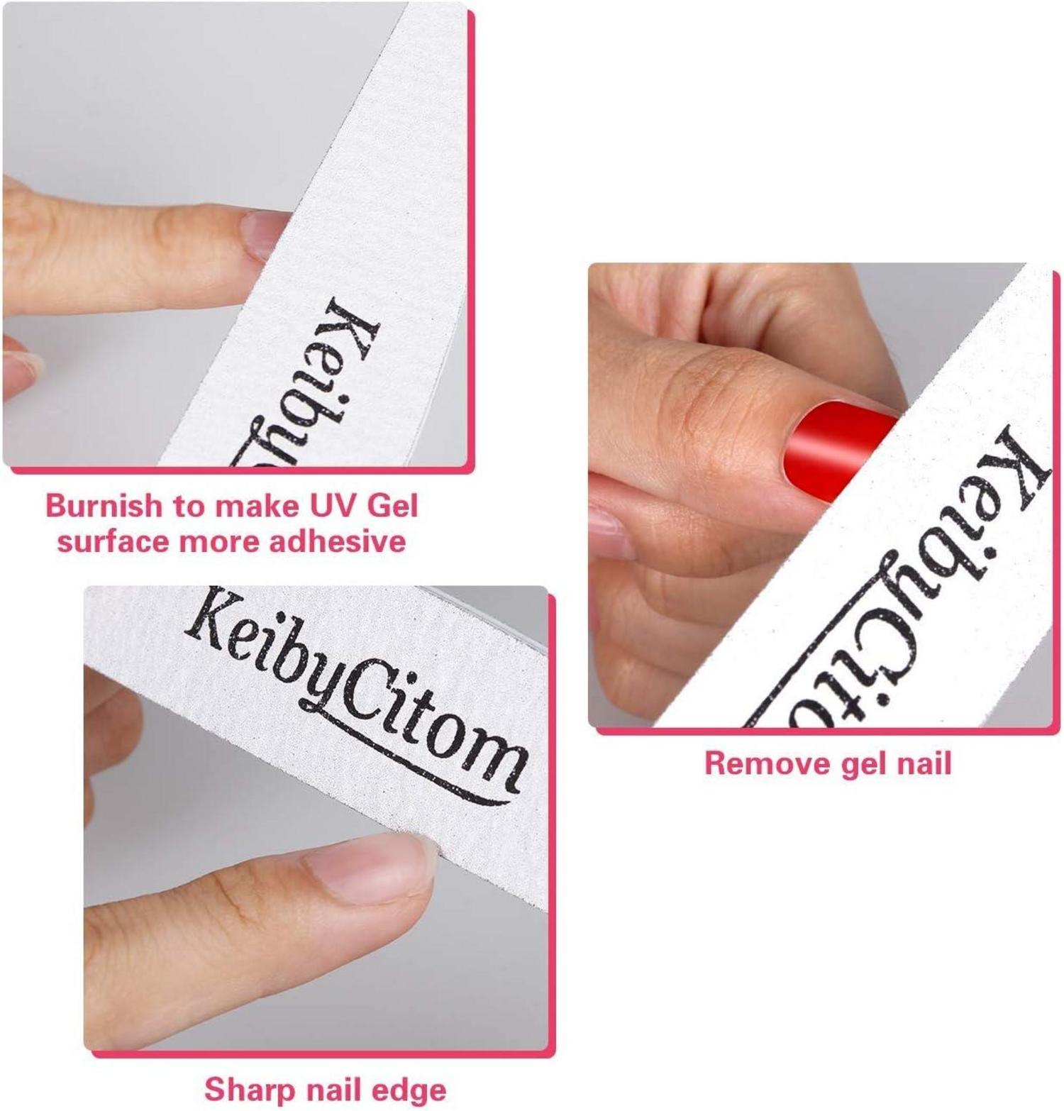 Nagelfeile Set 16 Stück Doppelseitig 100/180 Grit Maniküre Werkzeuge