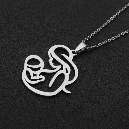 Mutter Plot Mama Halskette Lebensbaum Anhänger Geschenk Golden/Silber