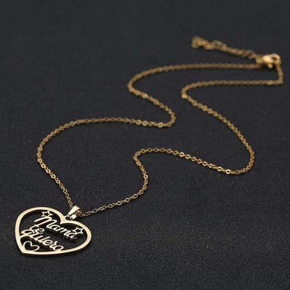Mama Halskette Lebensbaum Anhänger Muttertag Geschenk Gold/Silber 45+5cm