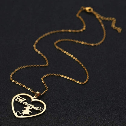 RWQIAN Mutter Plot Geschenk Mama Kette Lebensbaum Anhänger 45+5cm Gold/Silber