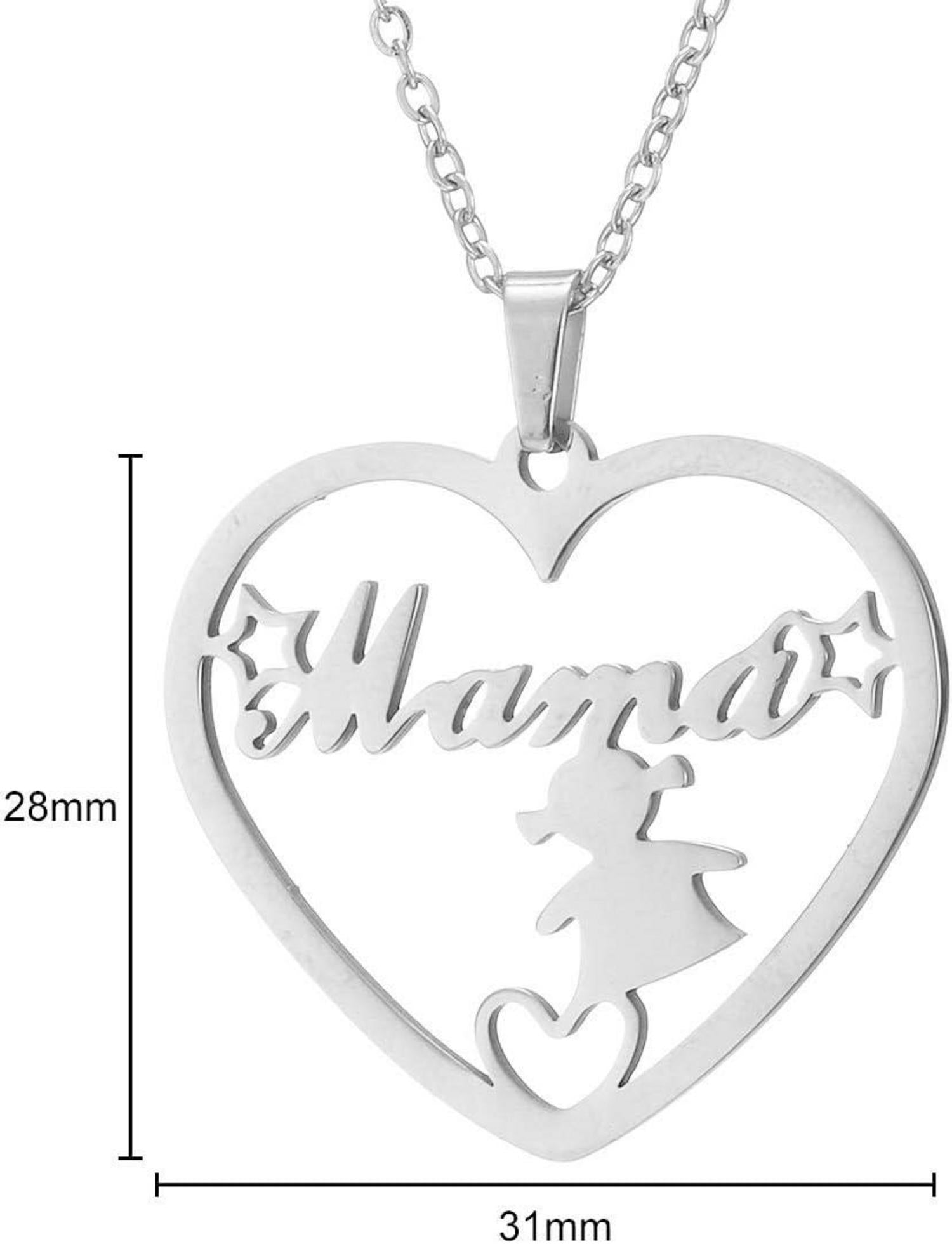 Mama Geschenk Halskette Lebensbaum Anhänger Muttertag Gold