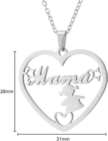 Mama Geschenk Halskette Lebensbaum Anhänger Muttertag Gold
