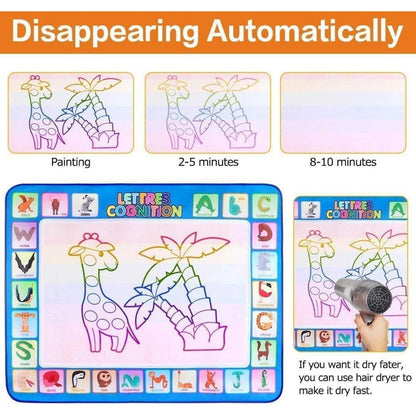 Wasser Doodle Matte XL Aqua Drawing Painting Malmatte mit