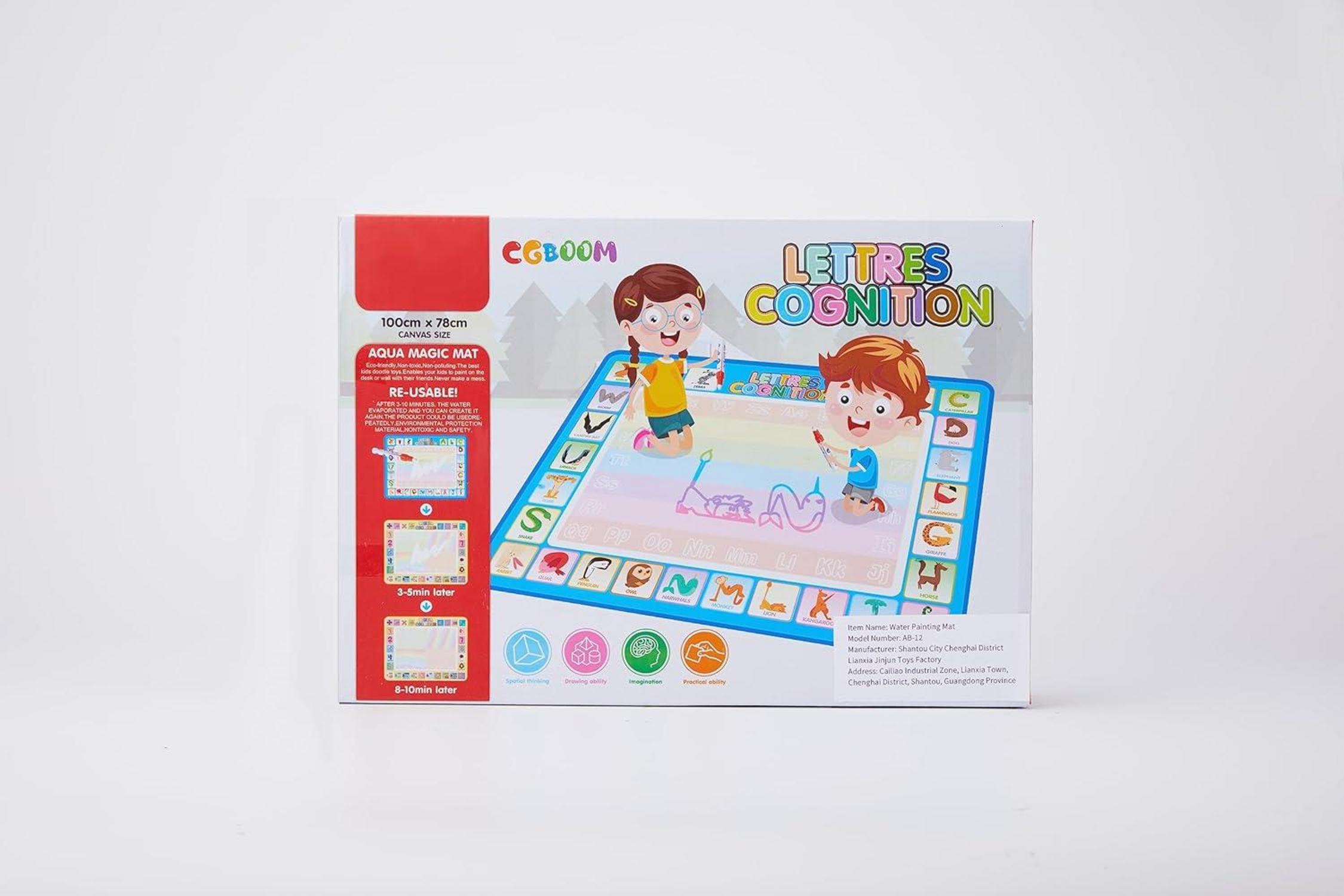 Wasser Doodle Matte XL Aqua Zeichenmatte 100x78cm Kinder Drawing Painting Spielzeug 1-6 Jahre