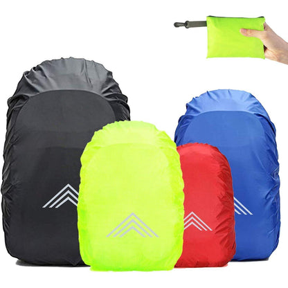 Regenschutz für Rucksäcke Schulranzen 50-65L Neon Gelb