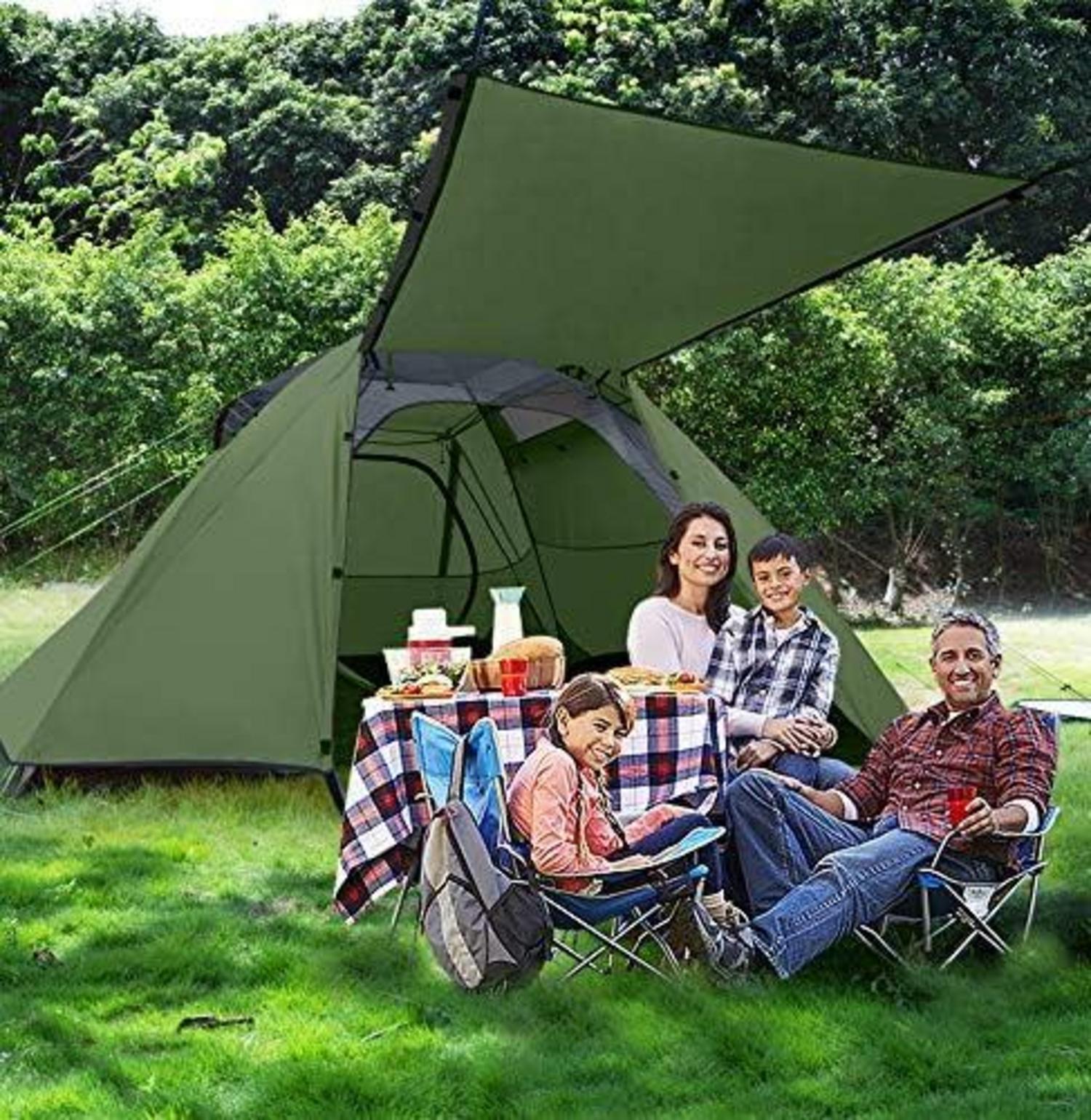 Forceatt Zelt 2/3/4 Personen Camping Wasserdicht Ultraleicht Kuppelzelt