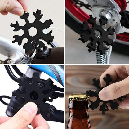 Hinshark 18-in-1 Schneeflocken Multi-Tool Männer Geschenke Adventskalender