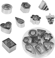 24-teiliges Mini-Ausstechformen-Set aus Edelstahl für Fondant DIY