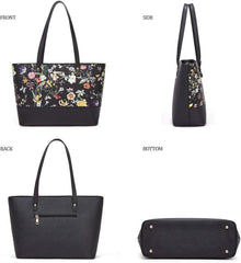 Damen Handtasche Tote Schultertasche Umhängetasche