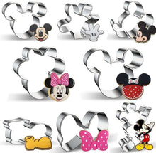 Ausstechformen-Set Mickey-Maus Minnie-Maus Keksausstecher