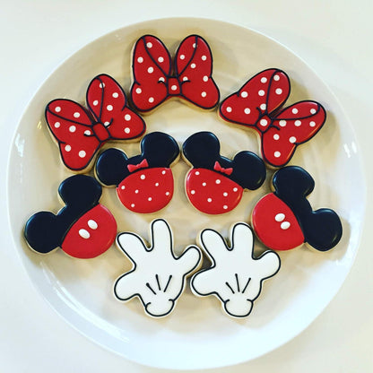 Ausstechformen-Set Mickey-Maus Minnie-Maus Keksausstecher