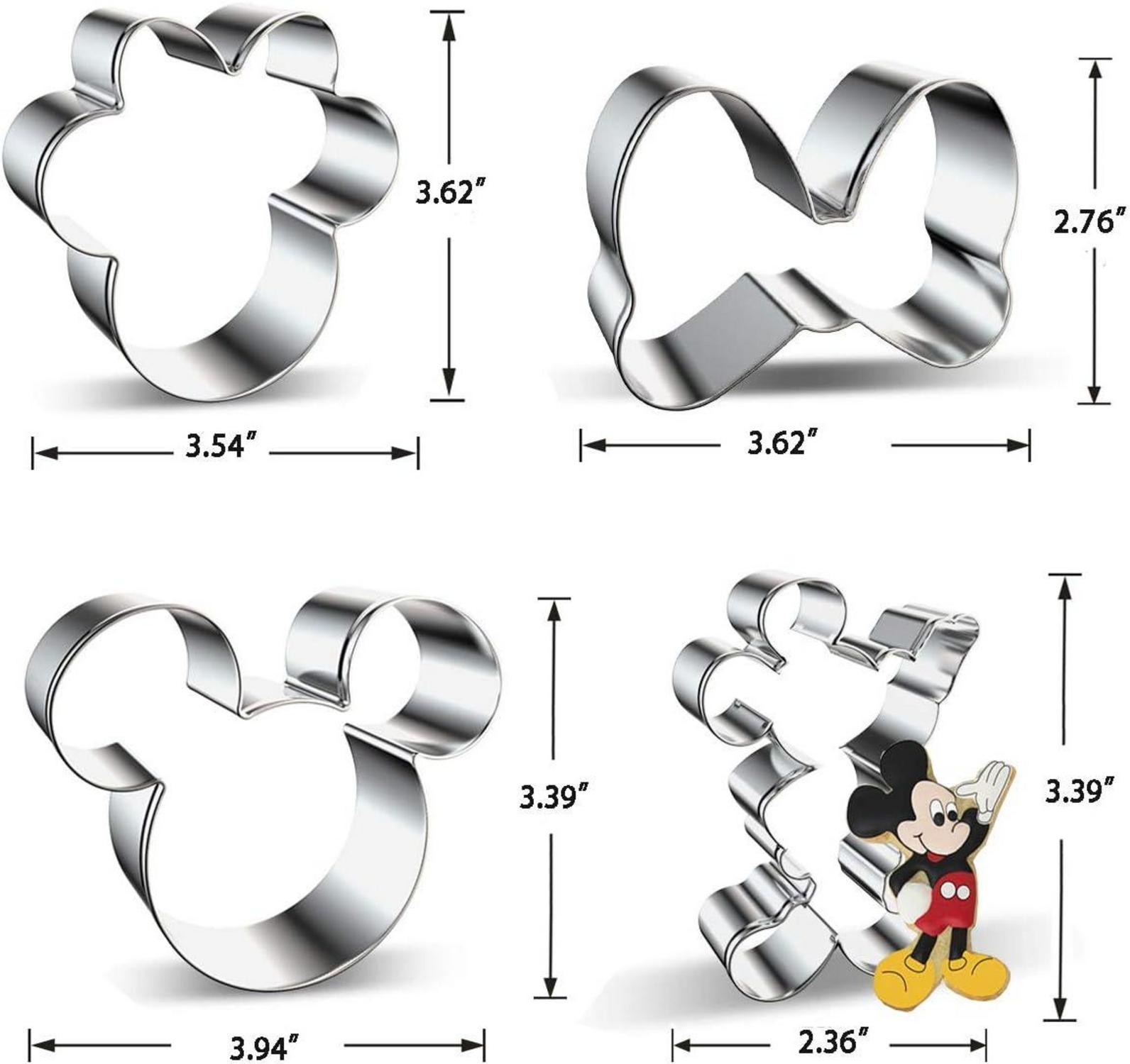 Mickey-Minnie Maus Ausstecher-Set für Kinder, 8-teilig