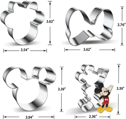 Mickey-Minnie Maus Ausstecher-Set für Kinder, 8-teilig