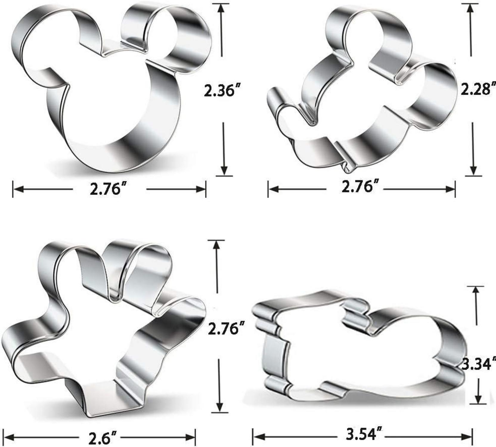 8-teiliges Cartoon-Ausstecher-Set für
