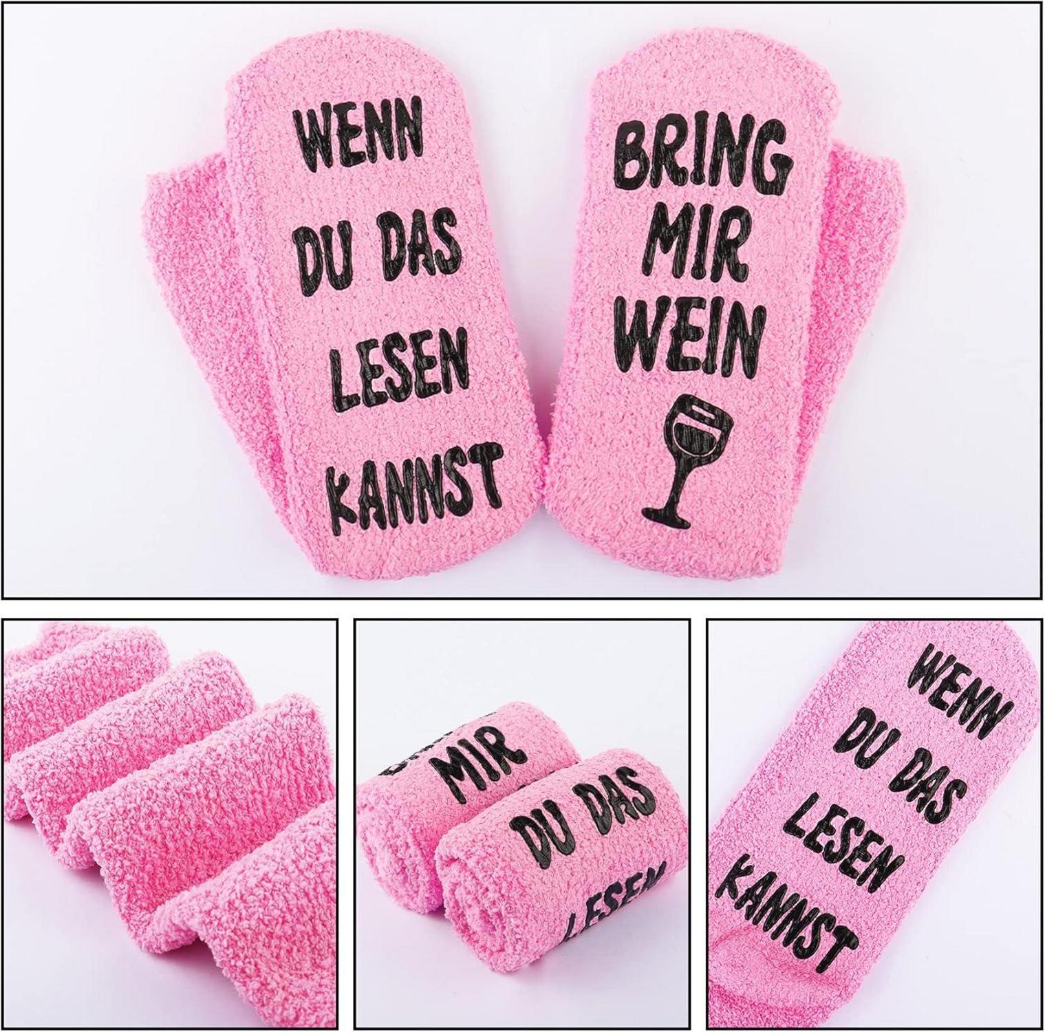 Wein Socken Damen Lustige Wenn Du Das Lesen Kannst Geschenk