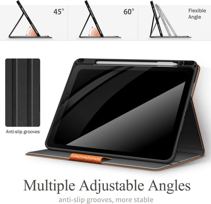 iPad Pro 11 Hülle 2022/2021/2020/2018 Apple Stifthalter PU Leder AUAUA