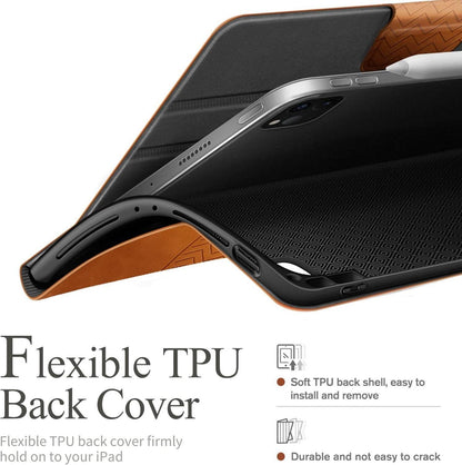 iPad Pro 11 Hülle 2022/2021/2020/2018 Apple Stifthalter PU Leder AUAUA