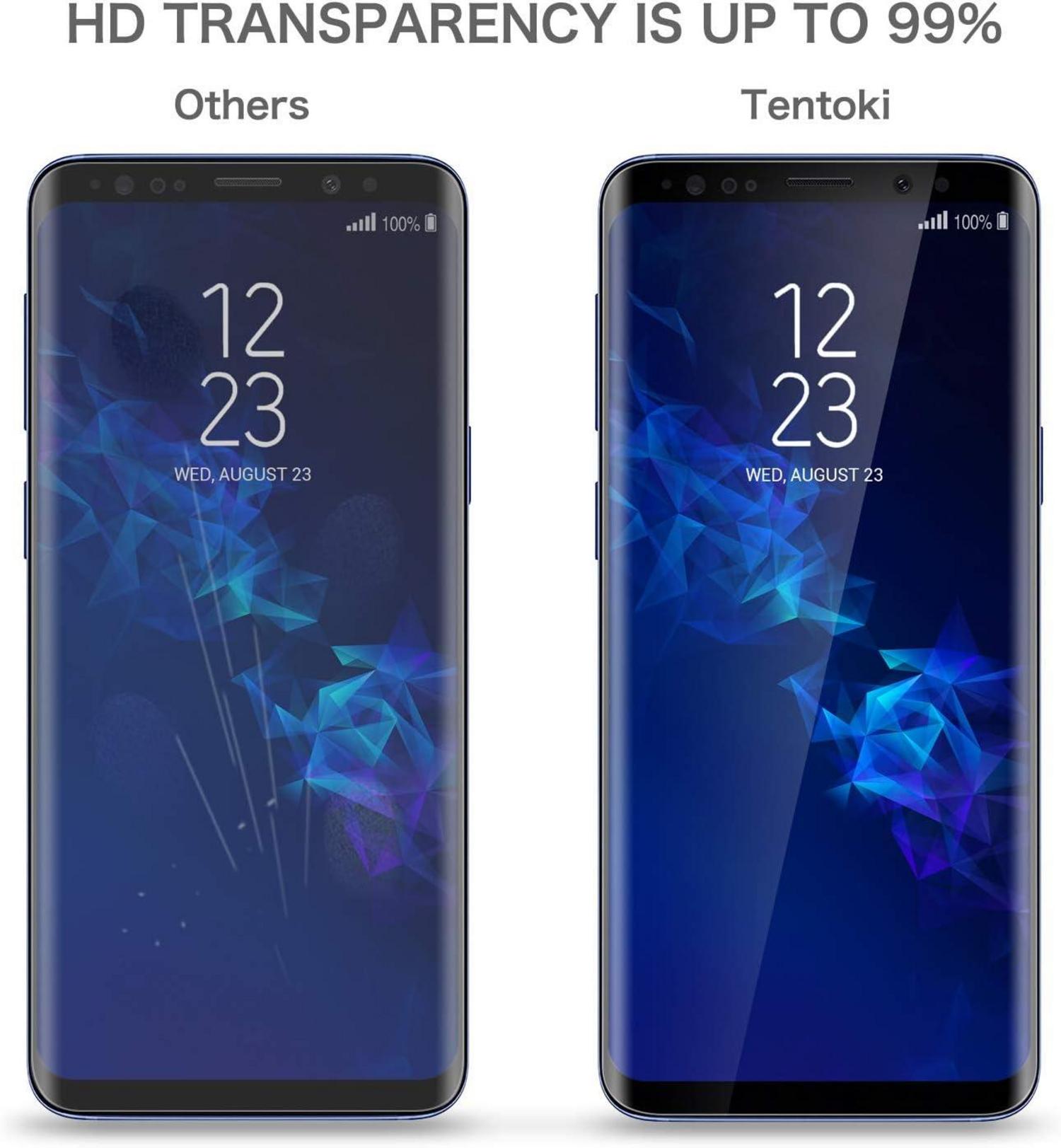 Schutzfolie Samsung Galaxy S9 Plus S9+ 2 Stück 9H Härte hohe