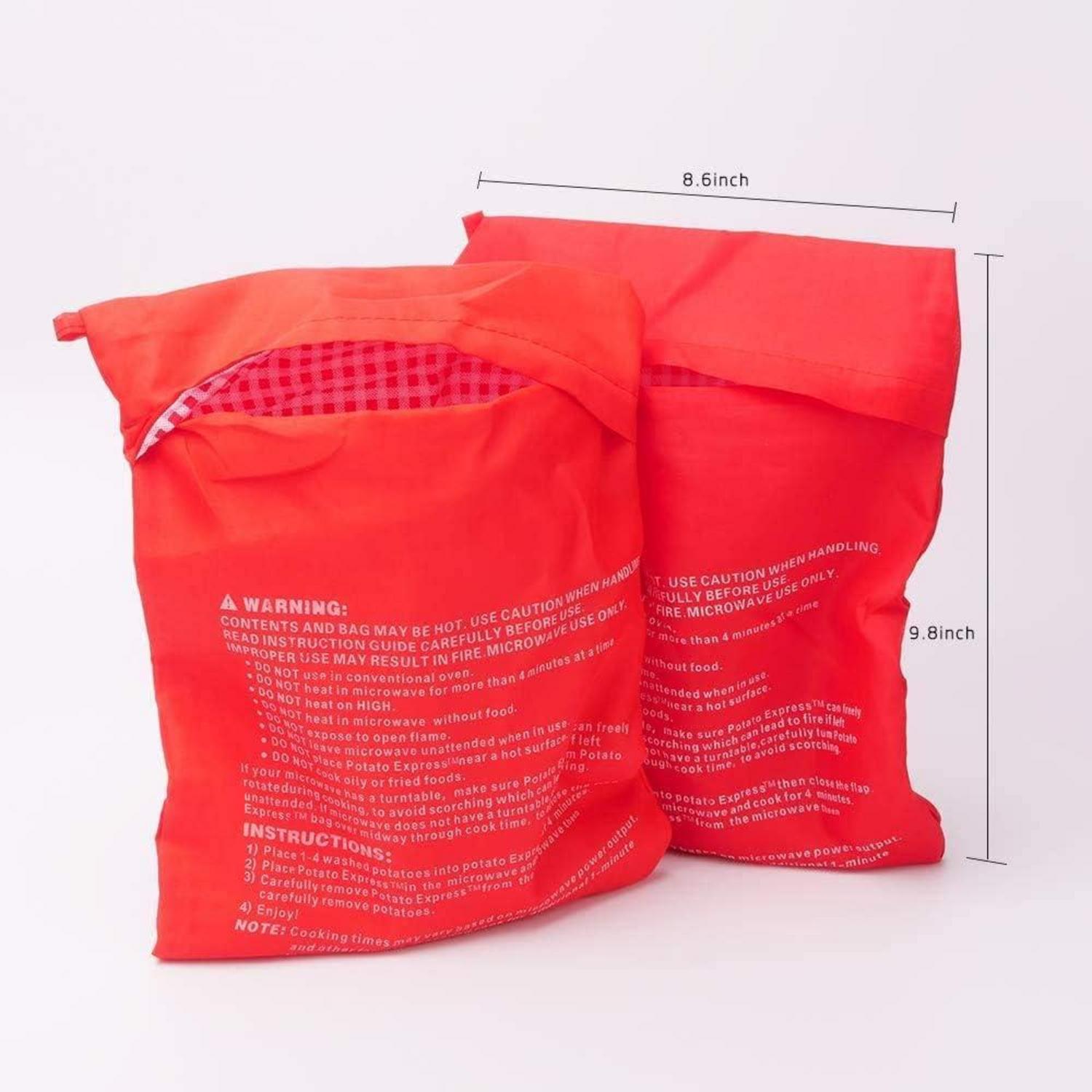 Mikrowellen Kartoffelkochtasche 100% Polyester
