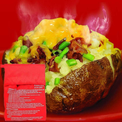 Mikrowellen Kartoffelkochtasche - Perfekt gegarte Kartoffeln in 4 Minuten
