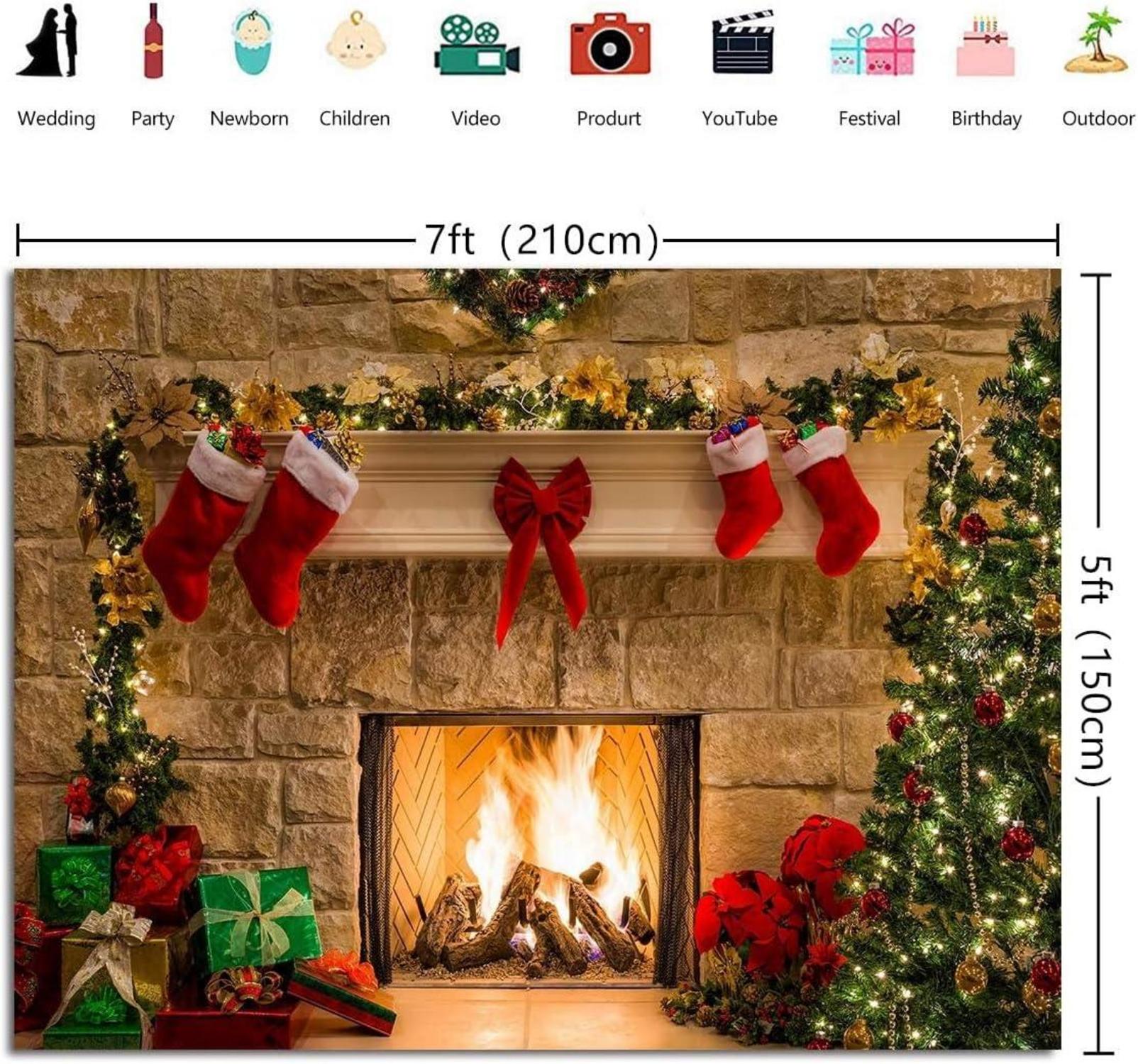 Weihnachts Kulisse Weihnachtsbaum Geschenkboxen Themen Party
