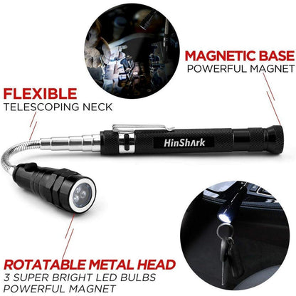 Teleskopmagnet Taschenlampe LED Flexibel Magnetisch Gadgets