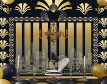 RUINI 20er Jahre Great Gatsby Motto Party Hintergrund