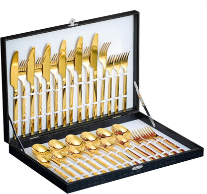 30-teiliges Besteckset aus Edelstahl 18/10 in