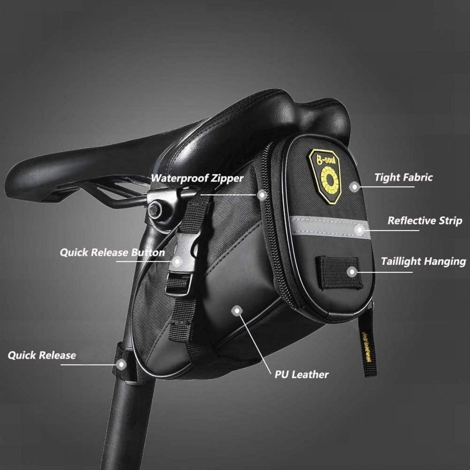Fahrrad Reparatur Set Multitool Satteltasche 16-in-1 Werkzeug für