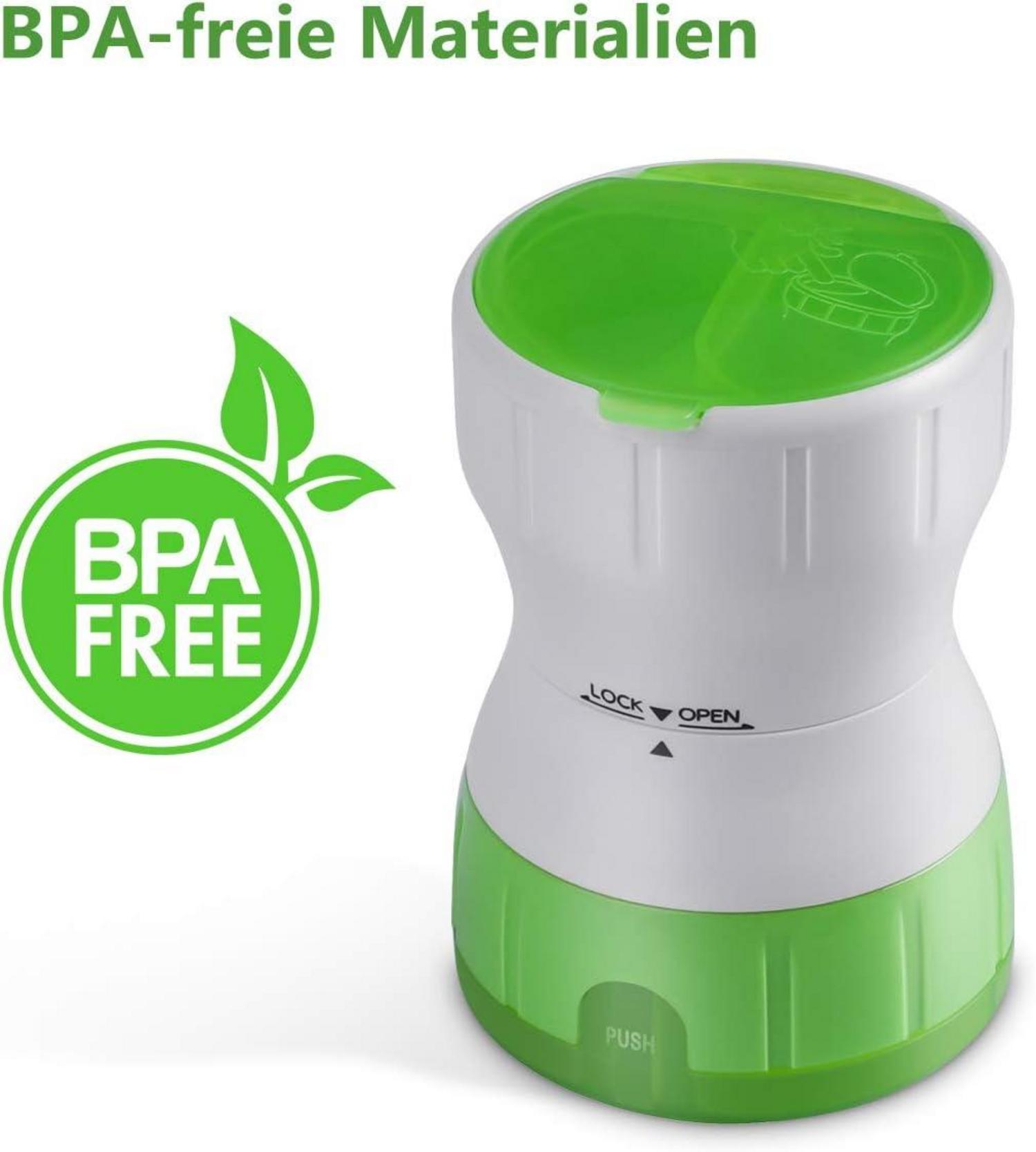 Tablettenmörser mit Depotfach Keramik Zerkleinerer Grinder