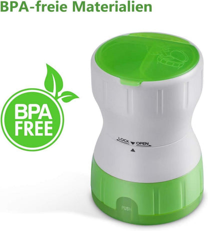 Tablettenmörser mit Depotfach Keramik Zerkleinerer Grinder