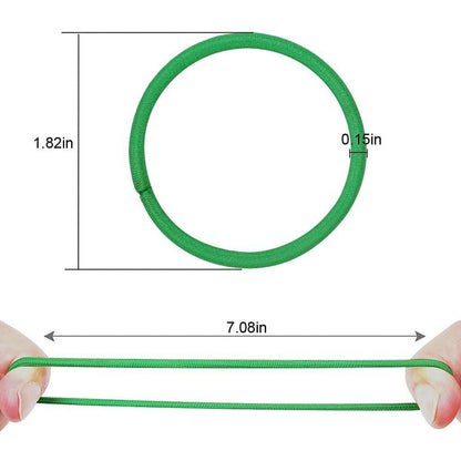 Elastische Haarbänder 50 Stück Haargummis Pferdeschwanz-Halter 4 mm