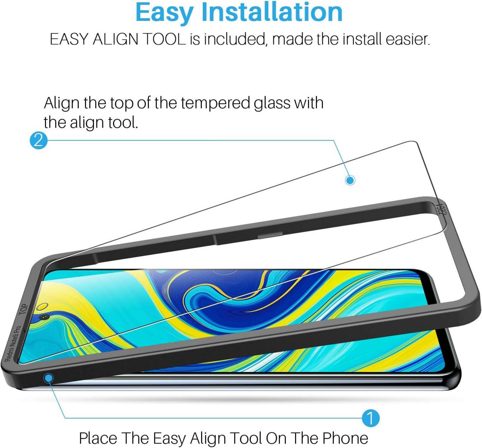 LK Schutzfolie Xiaomi Redmi Note 9 Pro 9s Max Displayschutz